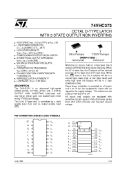 Datasheet 74VHC373 manufacturer STMicroelectronics