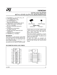 Datasheet 74VHC541T manufacturer STMicroelectronics