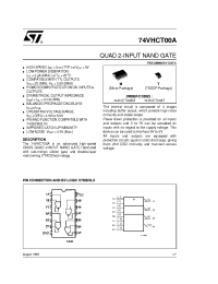 Datasheet 74VHCT00 manufacturer STMicroelectronics