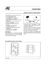 Datasheet 74VHCT02A manufacturer STMicroelectronics