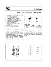 Datasheet 74VHCT03AM manufacturer STMicroelectronics