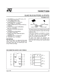 Datasheet 74VHCT125AM manufacturer STMicroelectronics