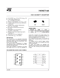 Datasheet 74VHCT14AMTR manufacturer STMicroelectronics