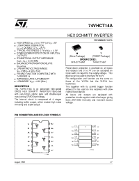 Datasheet 74VHCT14AT manufacturer STMicroelectronics