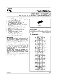 Datasheet 74VHCT16245A manufacturer STMicroelectronics