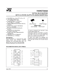 Datasheet 74VHCT244AM manufacturer STMicroelectronics