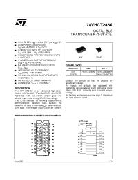 Datasheet 74VHCT245AMTR manufacturer STMicroelectronics
