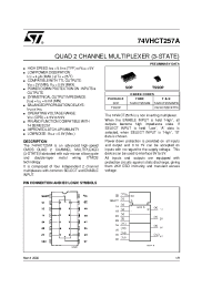 Datasheet 74VHCT257A manufacturer STMicroelectronics