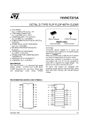 Datasheet 74VHCT273 manufacturer STMicroelectronics