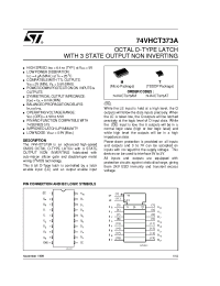 Datasheet 74VHCT373A manufacturer STMicroelectronics