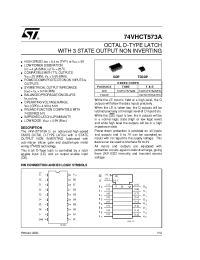 Datasheet 74VHCT573A manufacturer STMicroelectronics