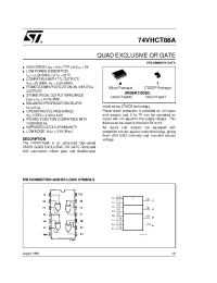 Datasheet 74VHCT86AM manufacturer STMicroelectronics