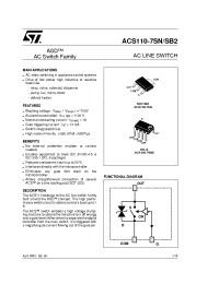 Datasheet ACS110-7SN manufacturer STMicroelectronics