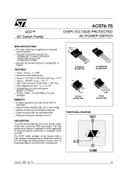Datasheet ACST6 manufacturer STMicroelectronics