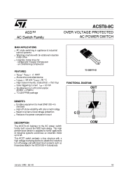 Datasheet ACST88C manufacturer STMicroelectronics
