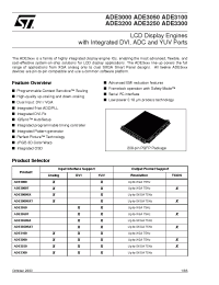 Datasheet ADE3000 manufacturer STMicroelectronics