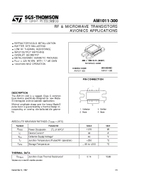 Datasheet AM1011-300 manufacturer STMicroelectronics