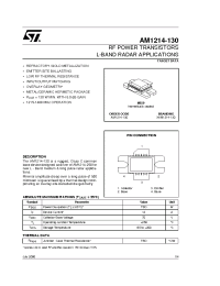 Datasheet AM1214-130 manufacturer STMicroelectronics