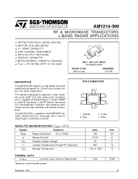 Datasheet AM1214-300 manufacturer STMicroelectronics