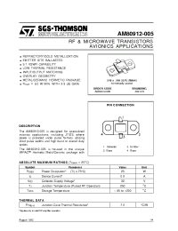 Datasheet AM80912-005 manufacturer STMicroelectronics