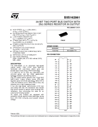 Datasheet B5S162861 manufacturer STMicroelectronics