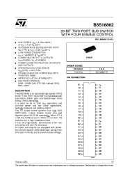 Datasheet B5S16862TTR manufacturer STMicroelectronics