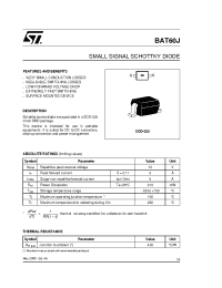 Datasheet BAT60 manufacturer STMicroelectronics