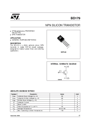 Datasheet BD179-16 manufacturer STMicroelectronics