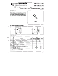 Datasheet BD331 manufacturer STMicroelectronics