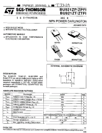Datasheet BU921ZP manufacturer STMicroelectronics