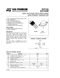 Datasheet BUF420 manufacturer STMicroelectronics