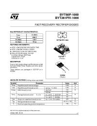 Datasheet BYT60P-1000 manufacturer STMicroelectronics