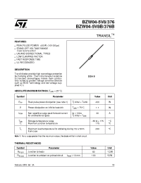 Datasheet BZW04-102 manufacturer STMicroelectronics
