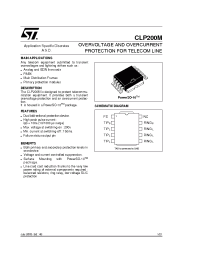 Datasheet CLP200 manufacturer STMicroelectronics