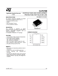 Datasheet CLP270 manufacturer STMicroelectronics