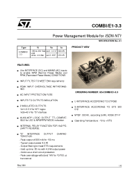 Datasheet COMBI/E1-3.3 manufacturer STMicroelectronics