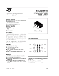 Datasheet DALC208 manufacturer STMicroelectronics