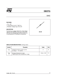 Datasheet DB3TG manufacturer STMicroelectronics