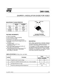 Datasheet DMV1500LF5 manufacturer STMicroelectronics