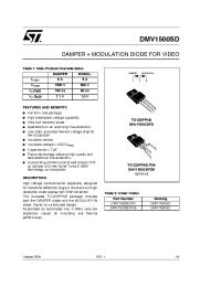 Datasheet DMV1500SD manufacturer STMicroelectronics