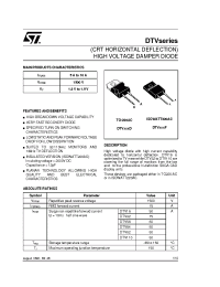 Datasheet DTV110 manufacturer STMicroelectronics