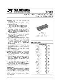 Datasheet EF9345 manufacturer STMicroelectronics