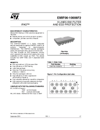 Datasheet EMIF06-10006F2 manufacturer STMicroelectronics