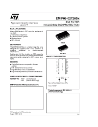 Datasheet EMIF09-02726S3 manufacturer STMicroelectronics