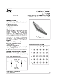 Datasheet EMIF10-COM01 manufacturer STMicroelectronics