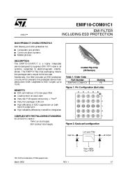 Datasheet EMIF10-COM01C1 manufacturer STMicroelectronics