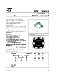 Datasheet EMIF11-10002C4 manufacturer STMicroelectronics