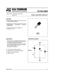 Datasheet FLC02-200D manufacturer STMicroelectronics
