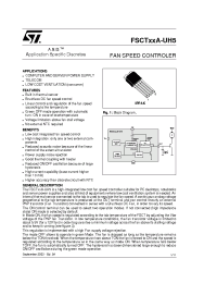 Datasheet FSCT07A-UH5 manufacturer STMicroelectronics