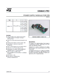 Datasheet GS09AC-FRC manufacturer STMicroelectronics